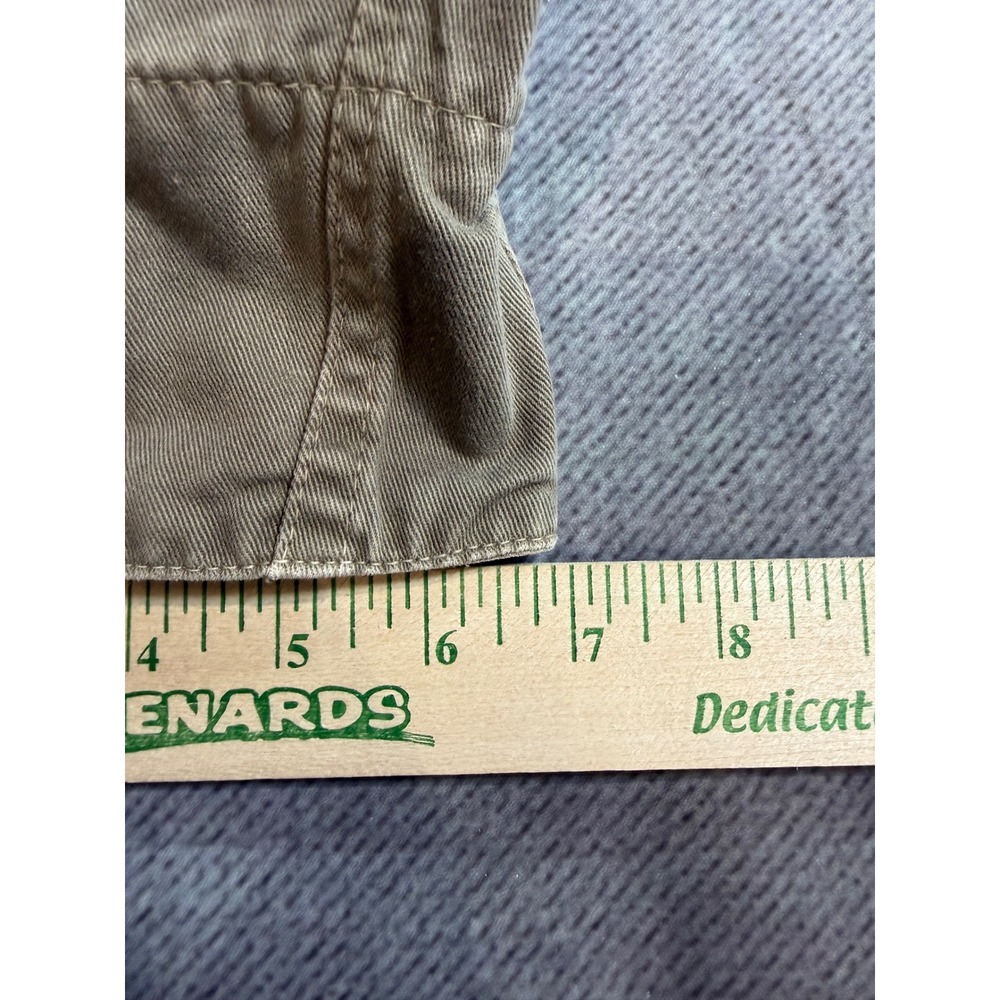 Vintage Bugle Boy Air Command Khaki Cargo Pants Airborne Patch Tan Mens - Picture 7 of 10